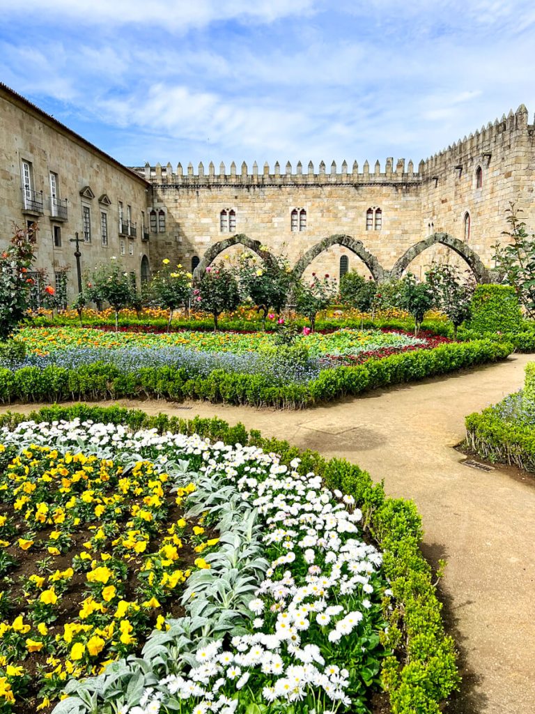 Garden of Santa Barbara in Braga, Portugal